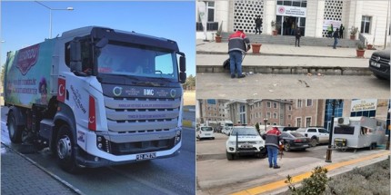 Ordu Büyükşehir Belediyesi’nin Temizlik Ekipleri Deprem Bölgesinde 
