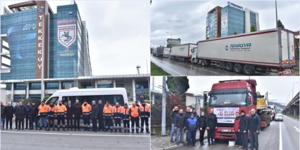 Tekkeköy’den Afet Bölgesine Yardım Seferberliği