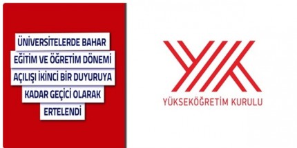 Üniversitelerin Açılışı Süresiz Ertelendi