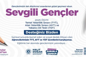 Başkan Doğan’dan Üniversite Sınavına Girecek Öğrencilere Destek