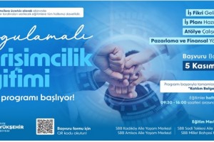 Büyükşehir’den “Girişimcilik” Eğitimi Başlıyor