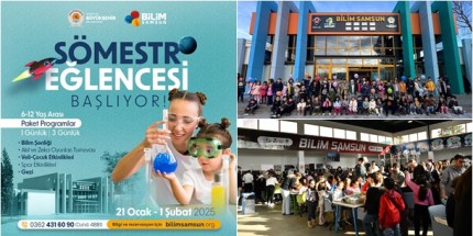 Samsun’da Öğrenciler Yarıyıl Tatilini Dolu Dolu Geçirecek