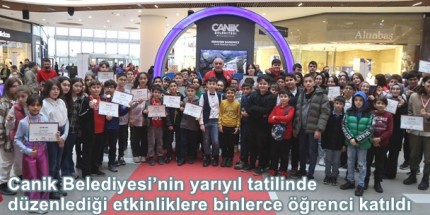 Canik’te Dolu Dolu Yarıyıl Tatili