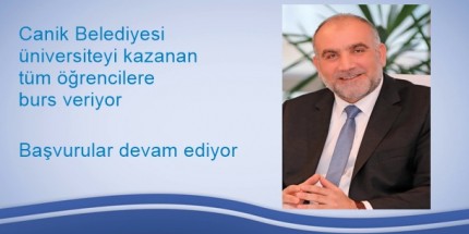 Canik'ten Öğrencilere Burs Desteği