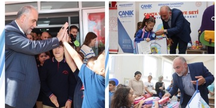 Canik'te Tüm Birinci Sınıflara Çanta ve Kırtasiye Seti Hediye Edilecek