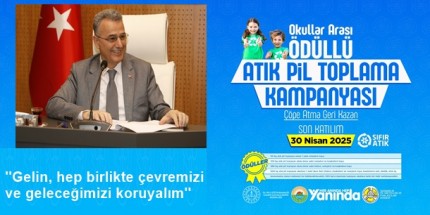 İlkadım’da Geleceği Koruma Kampanyası 'Bir Pil Bir Adım'