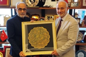 Rektör Ünal Cumhurbaşkanı Başdanışmanı Yalçın Topçu’yu Ziyaret Etti
