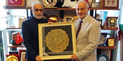 Rektör Ünal Cumhurbaşkanı Başdanışmanı Yalçın Topçu’yu Ziyaret Etti