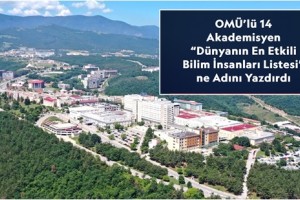 OMÜ’lü 14 Akademisyen “Dünyanın En Etkili Bilim İnsanları Listesi”nde 