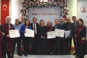 OMÜ’de 155 Akademisyene Profesörlük Belgeleri Törenle Takdim Edildi