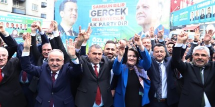 Ak Parti Samsun Seçim Koordinasyon Merkezi'ne Coşkulu Açılış 