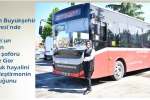 Samsun’un İlk Kadın Belediye Otobüs Şoförü