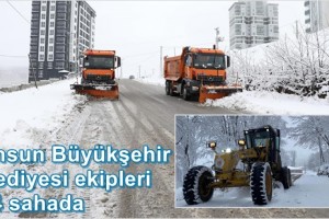 Büyükşehir 17 İlçede Kar Teyakkuz Halinde