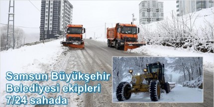 Büyükşehir 17 İlçede Kar Teyakkuz Halinde