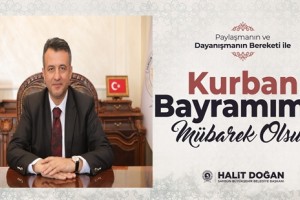 Başkan Halit Doğan’dan Kurban Bayramı Mesajı