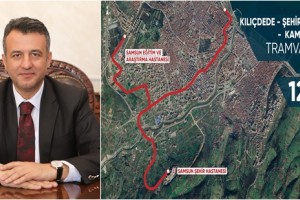 Şehir Hastanesi Tramvay Hattı Samsun’da Ulaşımı Güçlendirecek