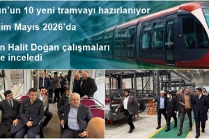 Samsun’un Kırmızı Beyaz Tramvayları Hazırlanıyor