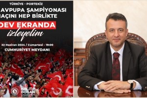 Milli Maç Heyecanı Cumhuriyet Meydanında Yaşanacak