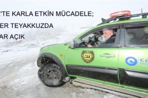 Başkan Sandıkçı: "Karla Mücadele Çalışmalarımızı Aralıksız Sürdürüyoruz"