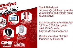 Canik Belediyesi’nden 29 Ekim'de Birbirinden Özel Hediyeler 