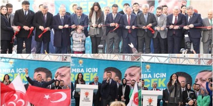 AK Parti Çarşamba SKM Açılışı Adeta Mitinge Döndü