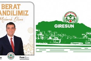Başkan Köse’den Berat Kandili Mesajı