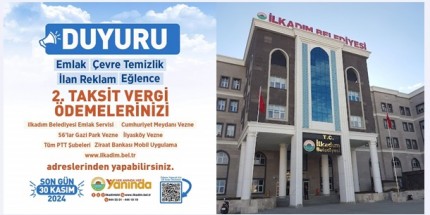Emlak, Çevre ve Reklam Vergisi Ödemeleri Başladı