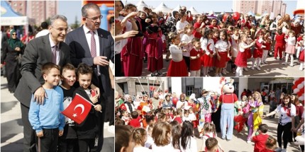 İlkadımlı Minikler 23 Nisanı Coşkuyla Kutladı