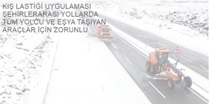 Kış Lastiği Uygulaması Başlıyor