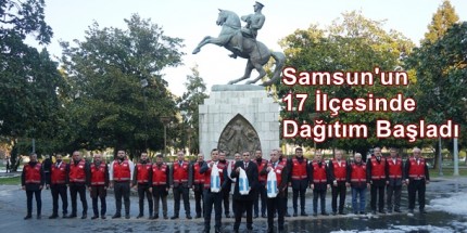 MHP Samsun'dan "Askıda 9 Gülek Buğday" Kampanyasına Destek