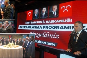 MHP Samsun Teşkilatı Bayramlaşma Programında Bir Araya Geldi