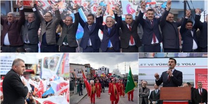 Cumhur İttifakı'nın Büyük Salıpazarı Mitingi Büyük Coşkuyla Gerçekleştirildi