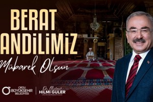 Başkan Güler’den Berat Kandili Kutlama Mesajı 