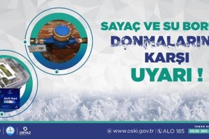 Soğuk Havalarda Sayaç Donması Riskine Karşı Dikkat