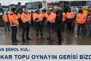 Terme Belediyesi Kar Yağışına Hazır