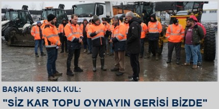 Terme Belediyesi Kar Yağışına Hazır