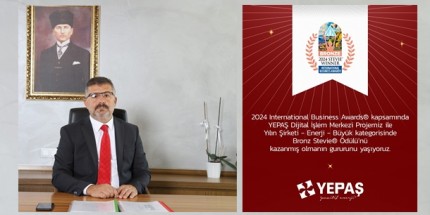 YEPAŞ’a Stevie Uluslararası İş Ödülü