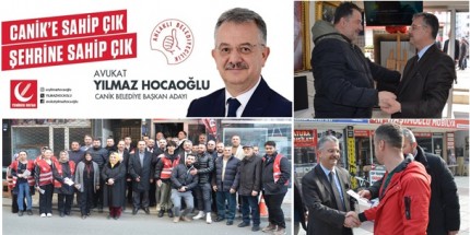 Yılmaz Hocaoğlu: ‘Canik’te 1 Nisan Sabahı Değişim Başlayacak’