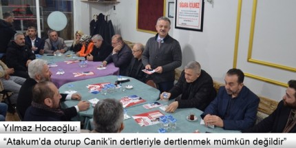 Canik’in Dertleriyle Dertlenebilmek İçin Canik’te İkamet Etmek Gerekir