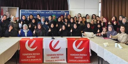 Yeniden Refah Partisi Kadın Kolları Samsun’a Çıkarma Yaptı