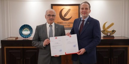 Yeniden Refah Partisi Samsun İl Başkanlığında Görev Değişimi