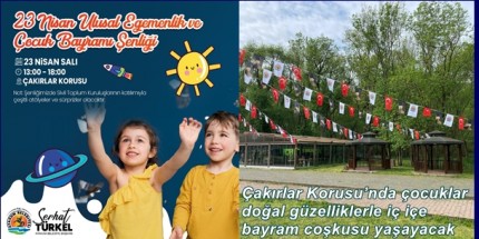 Minikler 23 Nisan’ı Çakırlar Korusu’nda Karşılıyor