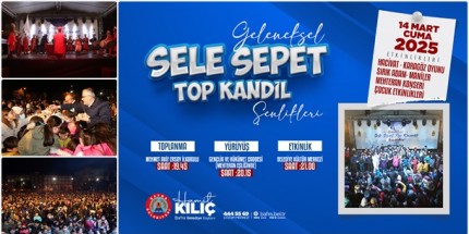 Bafra’da Dolu Dolu Sele Sepet Top Kandil Şenlikleri 