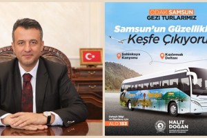 “Odak Samsun” Projesinde Turizm Otobüsleri İle Ulaşım 