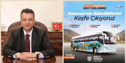 “Odak Samsun” Projesinde Turizm Otobüsleri İle Ulaşım 
