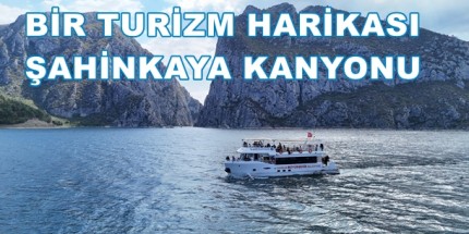 Şahinkaya Kanyonu’na İlgi Artıyor