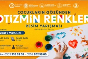 Büyükşehir’den “Çocukların Gözünden Otizmin Renkleri” Resim Yarışması