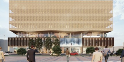 Samsun Şehir Kütüphanesi Hızla Yükseliyor