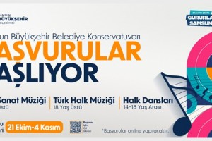 Samsun Büyükşehir Belediye Konservatuvarı Başvuruları Başladı