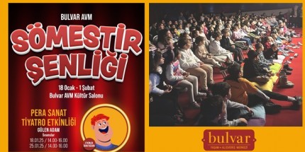Bulvar AVM’de Eğlence Dolu Sömestir Programı
